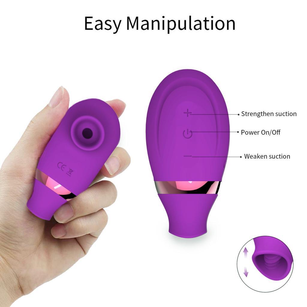 Charging dual head 7-speed suction and licking vibrator for female masturbation, clitoral suction stimulation:圖片 3