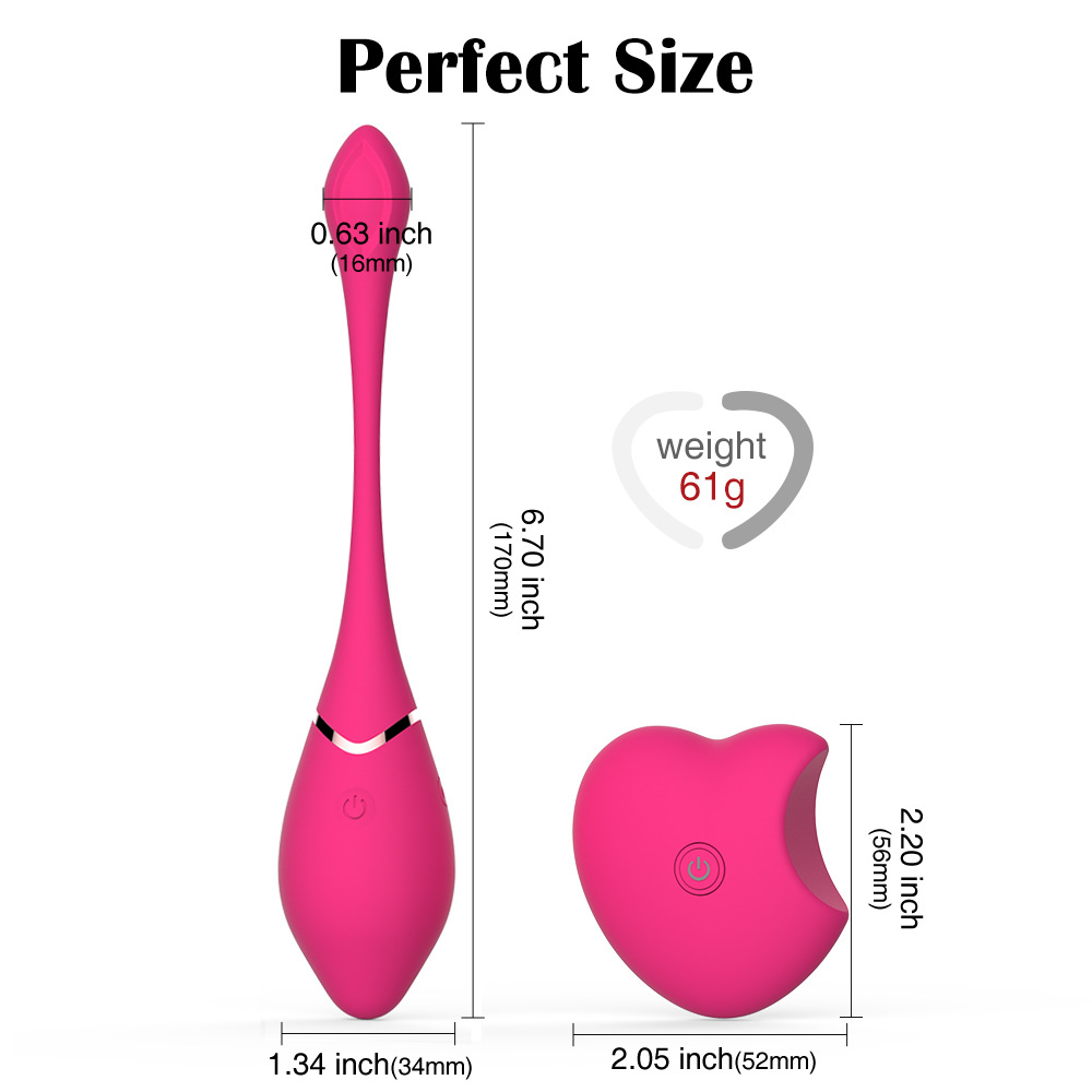 Silicone remote control wireless egg vibrator for women, sex toy for adults, G-spot massager, dildo:圖片 5