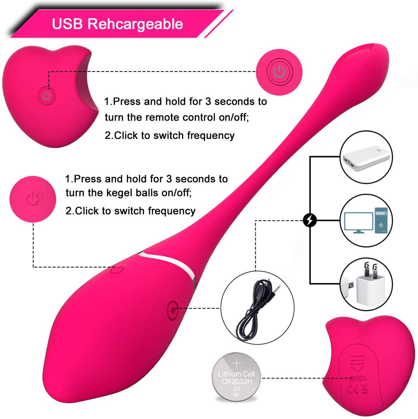 Silicone remote control wireless egg vibrator for women, sex toy for adults, G-spot massager, dildo