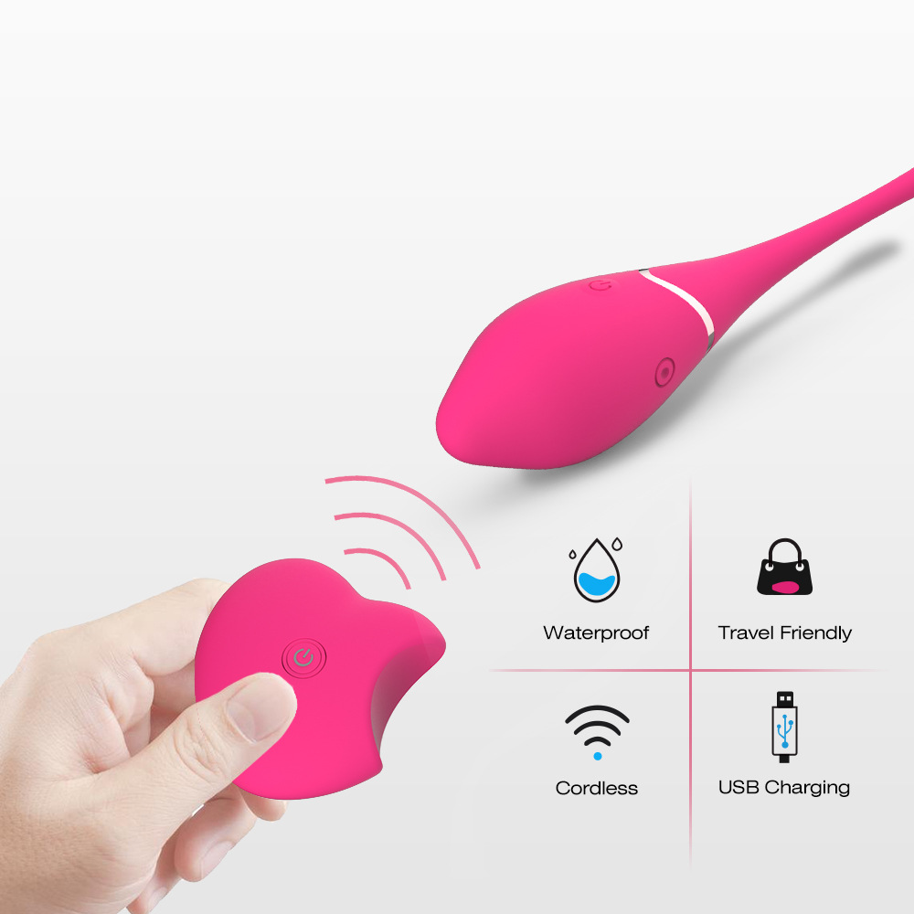 Silicone remote control wireless egg vibrator for women, sex toy for adults, G-spot massager, dildo:圖片 4
