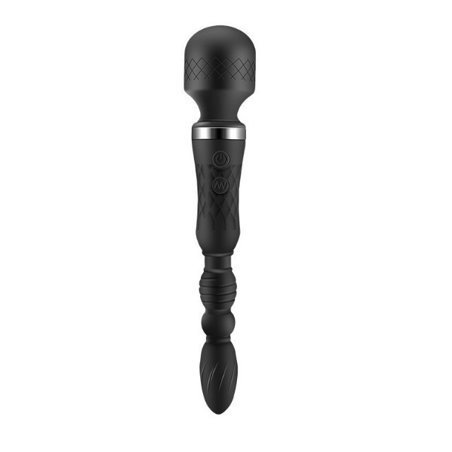 Strong earthquake bendable vibrator G-point double head vibrator with anal plug in the back of the vagina teasing and erotic female masturbator:圖片 5