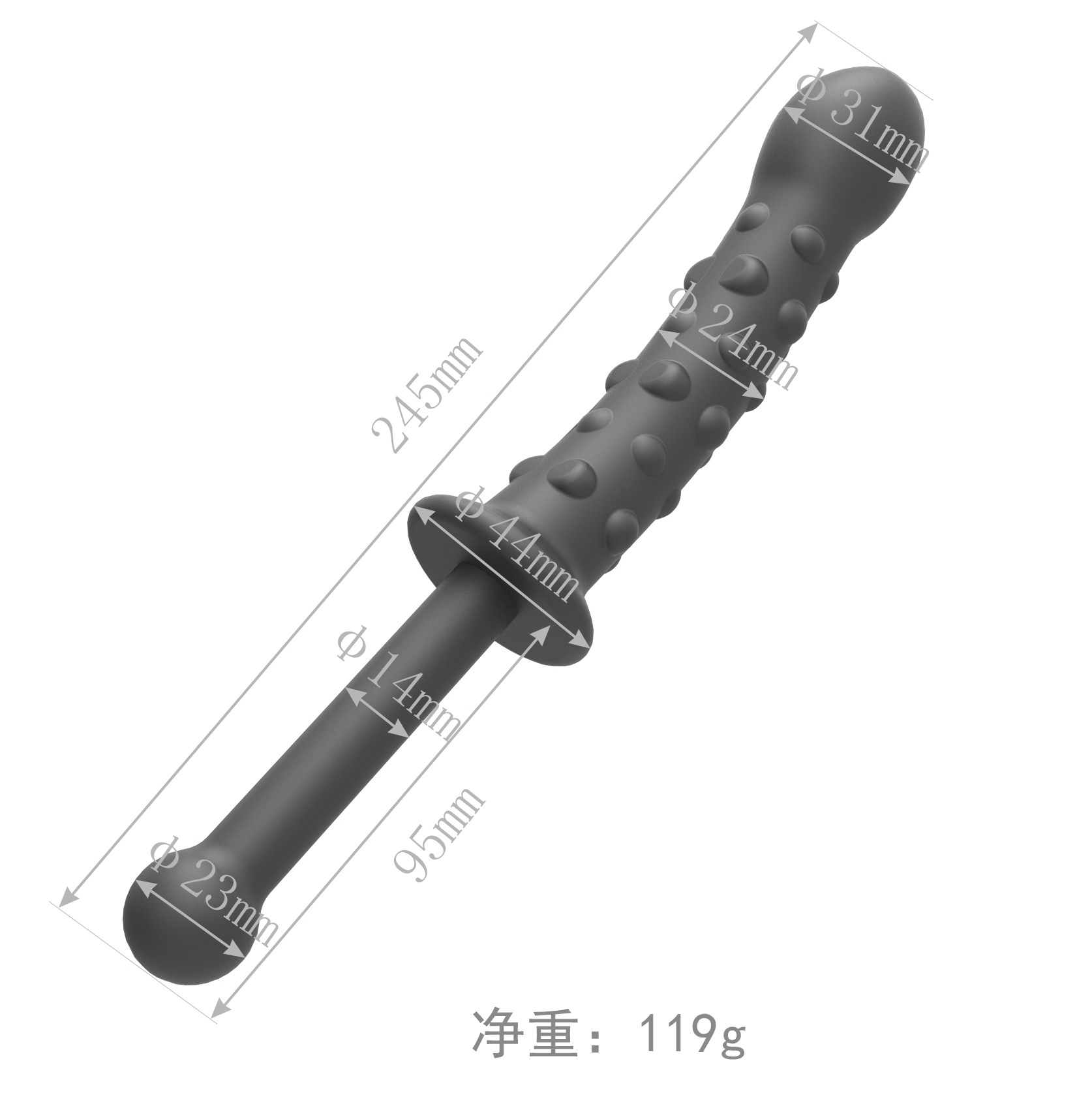 G-spot backyard massager for men, adult anal thrusting masturbator, sexual products, orgasmic anal plug, outdoor gay, gay:圖片 2