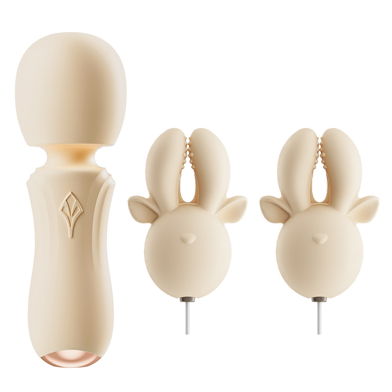 Ji Yu Pocket AV Stick Mini Vibration Stick Milk Clip Honey Bean Sucking Orgasm Female Masturbator Sex Products:圖片 2