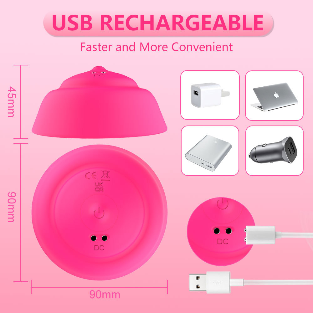 Breast vibration massager 10 frequency wireless remote control breast massager teasing and stimulating adult products:圖片 3