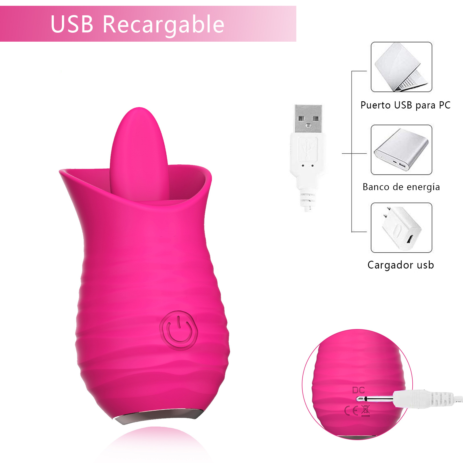 Best friend's new product Tina 2nd generation tongue licking vibrator USB charging, best friend tongue vibrator clitoral stimulation female masturbation:圖片 4