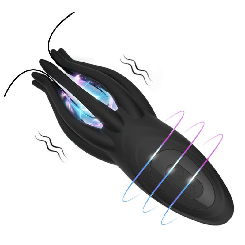 Octopus electric shock massager for men's penis trainer, airplane cup for women's breast massager, sex toy:圖片 5