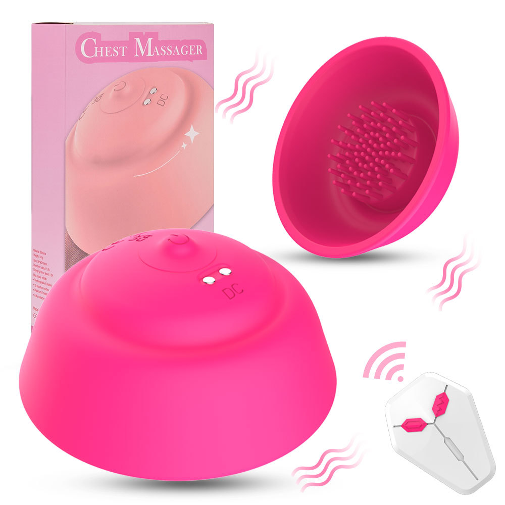 Breast vibration massager 10 frequency wireless remote control breast massager teasing and stimulating adult products:圖片 5